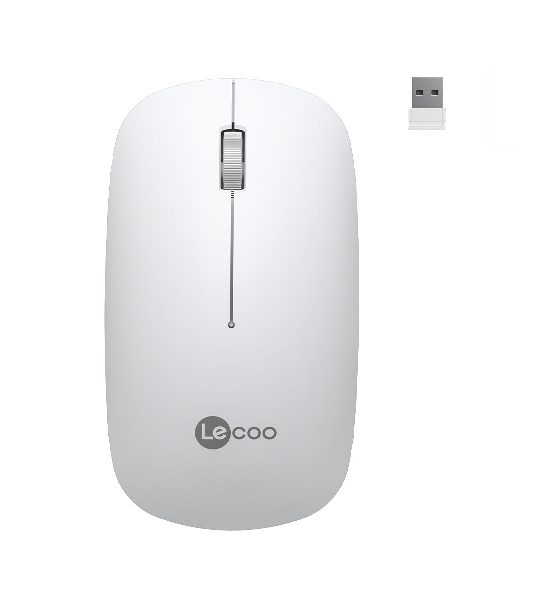 Lecoo WS214 Kablosuz Optik Mouse Beyaz