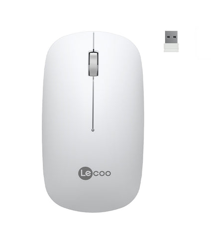 Lecoo WS214 Kablosuz Optik Mouse Beyaz
