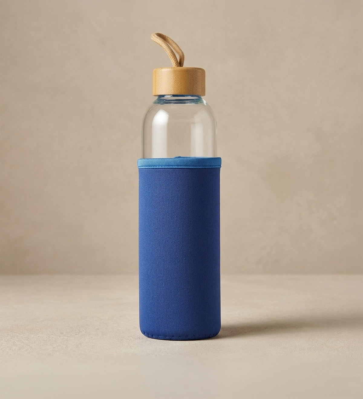 Bambu Kapaklı Kılıflı Matara 500ML