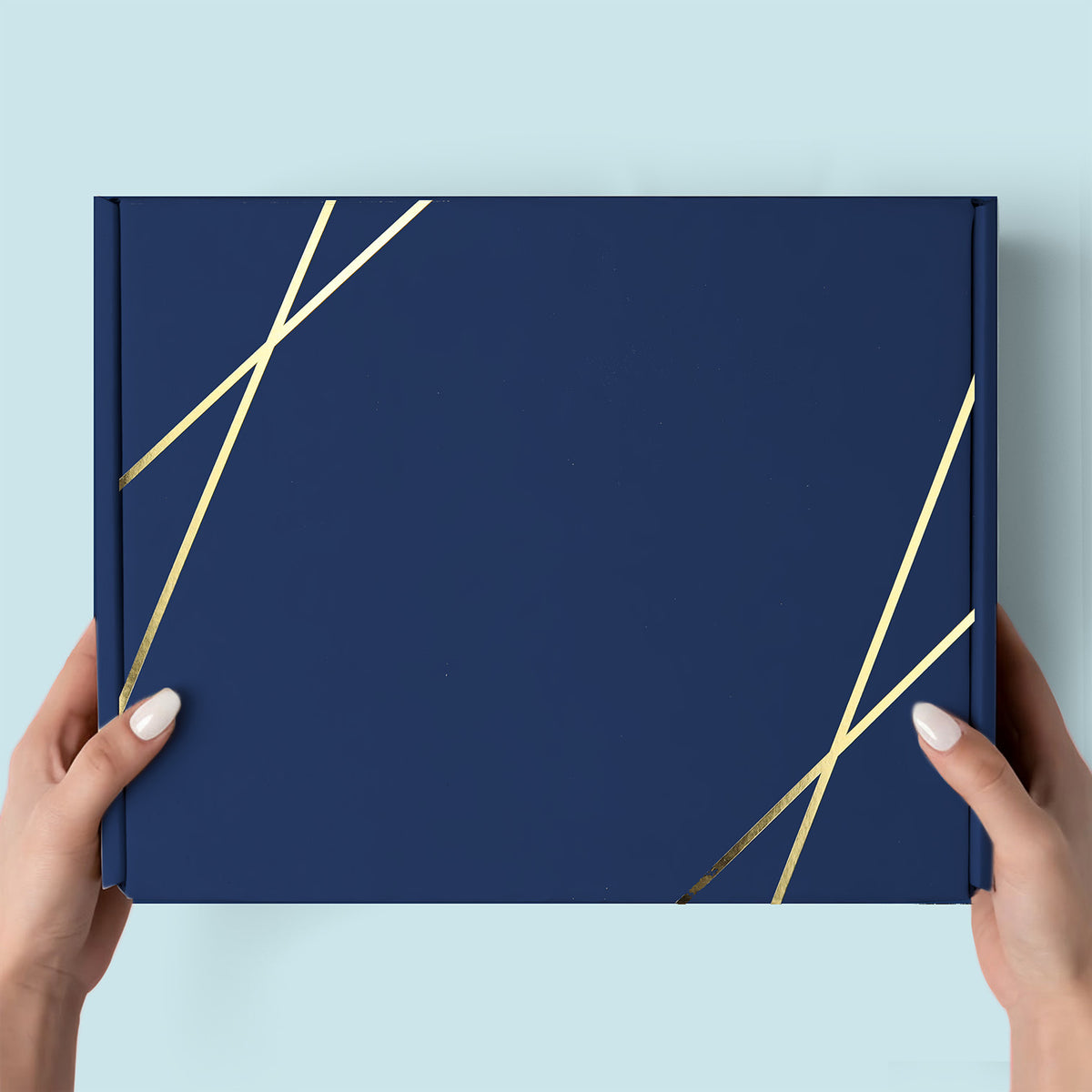 Yaldızlı Mavi Kutu