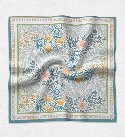 Pastel Bahar Desenli Fular