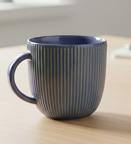 Çizgili Porselen Kupa