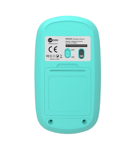 Lecoo WS214 Kablosuz Optik Mouse Turkuaz