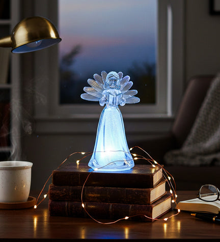 Işıklı Melek Biblo Dekor