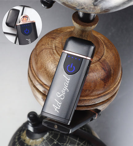 Kapaklı USB Şarjlı Dokunmatik Alevsiz Elektronik Çakmak