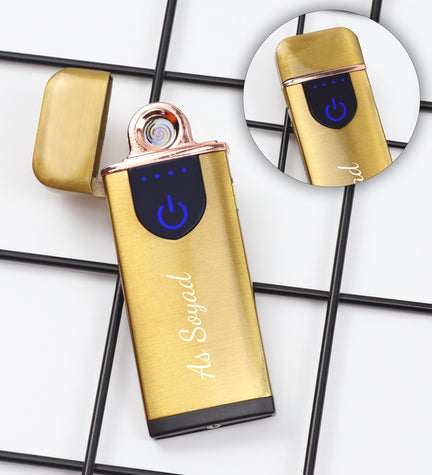 Kapaklı USB Şarjlı Dokunmatik Alevsiz Elektronik Çakmak