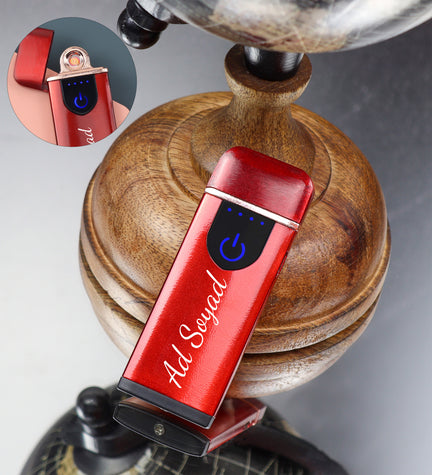 Kapaklı USB Şarjlı Dokunmatik Alevsiz Elektronik Çakmak