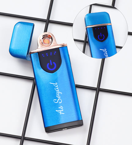 Kapaklı USB Şarjlı Dokunmatik Alevsiz Elektronik Çakmak