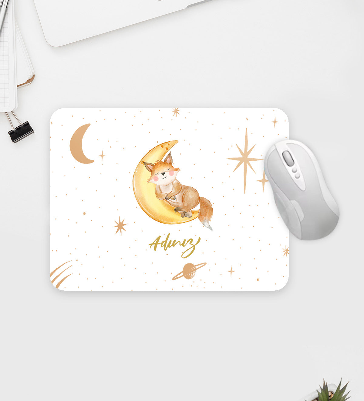 Kişiye Özel Ay Tasarım Mouse Pad