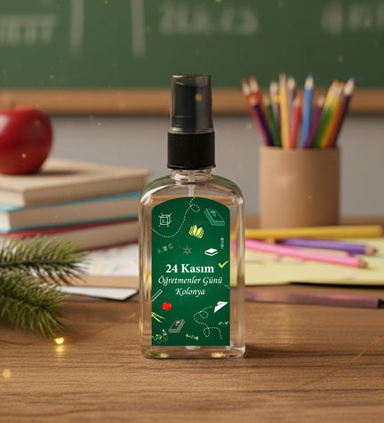 Öğretmenler Günü Temalı Kolonya 50 ml