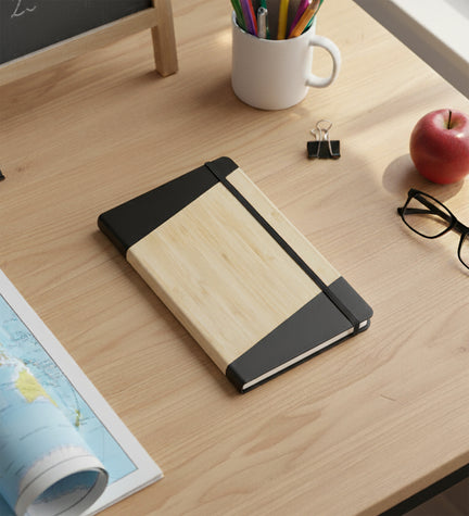 Bambu Dokulu Defter Siyah