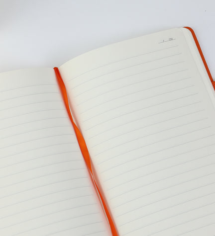 Bambu Dokulu Defter Turuncu