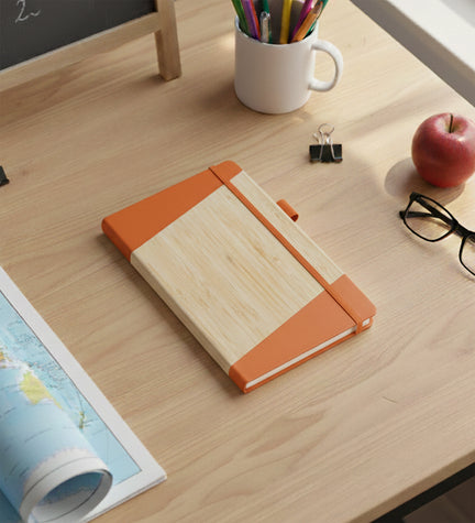 Bambu Dokulu Defter Turuncu
