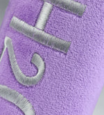 Lila 600ml Peluş Kılıflı Cam Matara