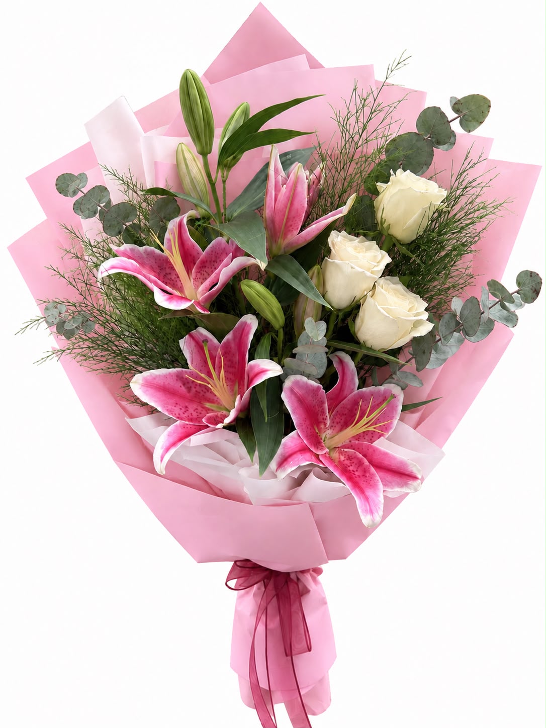 Pembe Lilyum Buket