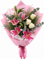 Pembe Lilyum Buket