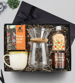 Kupa & Karaf & Mum & Filtre Kahve & 100ml Kolonya Premium Hediye Seti