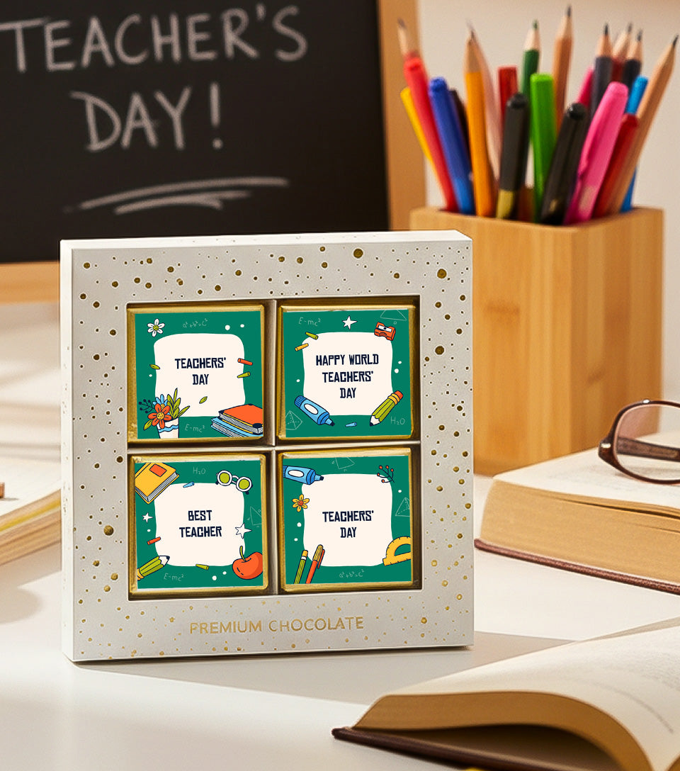 Premium Çikolata & Kupa & Mum Öğretmene Hediye Seti
