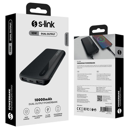 S-link Powerbank 10.000 mAh