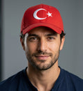 Türk Bayrağı Ay Yıldız Nakışlı Şapka