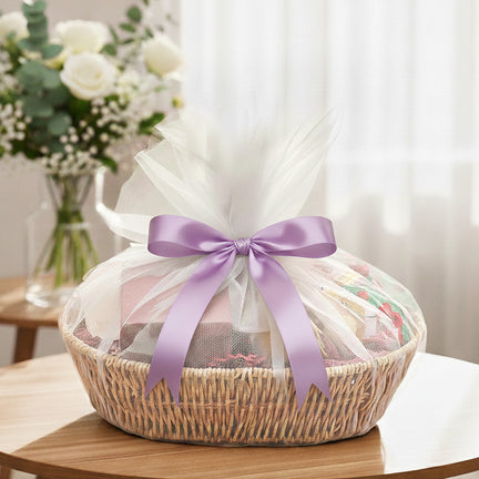 Yuvarlak Hasır Sepet