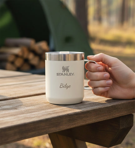 Kişiye Özel Stanley Krem Kamp Kupası Classic Legendary 0.23L