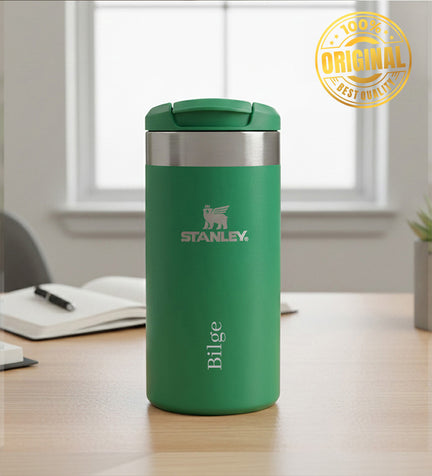 Kişiye Özel The AeroLight™ Transit Mug Stanley Termos 0.35 L Fıstık Kişiye Fıstık Yeşili