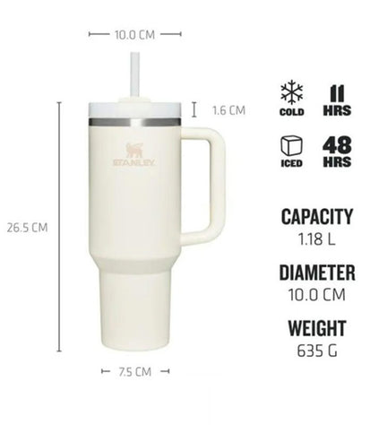 Stanley Termos Quencher H2.O FlowState 1.18L Krem