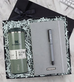 Kişiye Özel Defter & Kalem & Stanley Termos Premium Hediye Seti