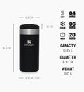 The AeroLight™ Transit Mug Stanley Termos 0,35 L Siyah