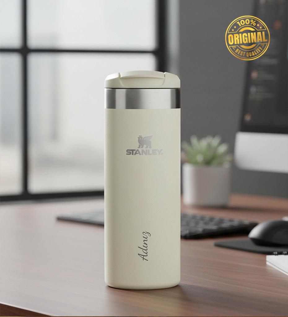 Kişiye Özel The AeroLight™ Transit Mug Stanley Termos 0,47L Krem