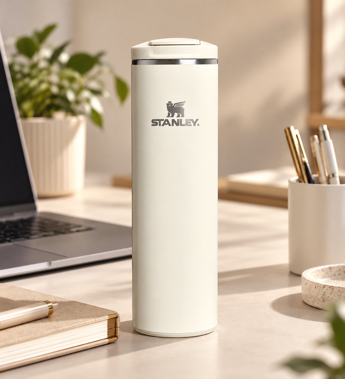 The Transit Fliptop Mug Stanley Termos 0.59 L Krem