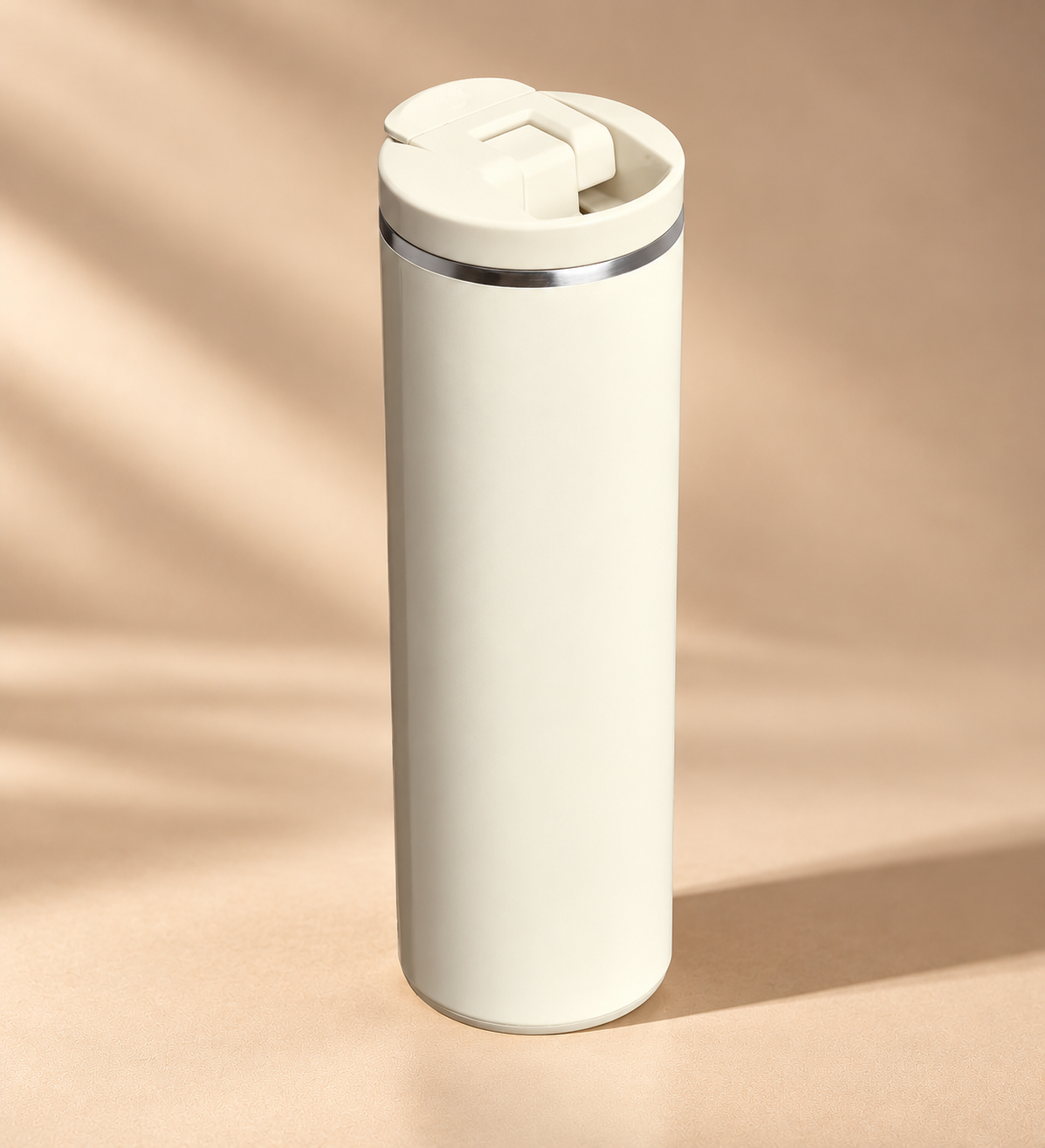 Kişiye Özel The Transit Fliptop Mug Stanley Termos 0.59 L Krem