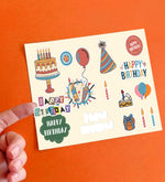 Doğum Günü Sticker Set