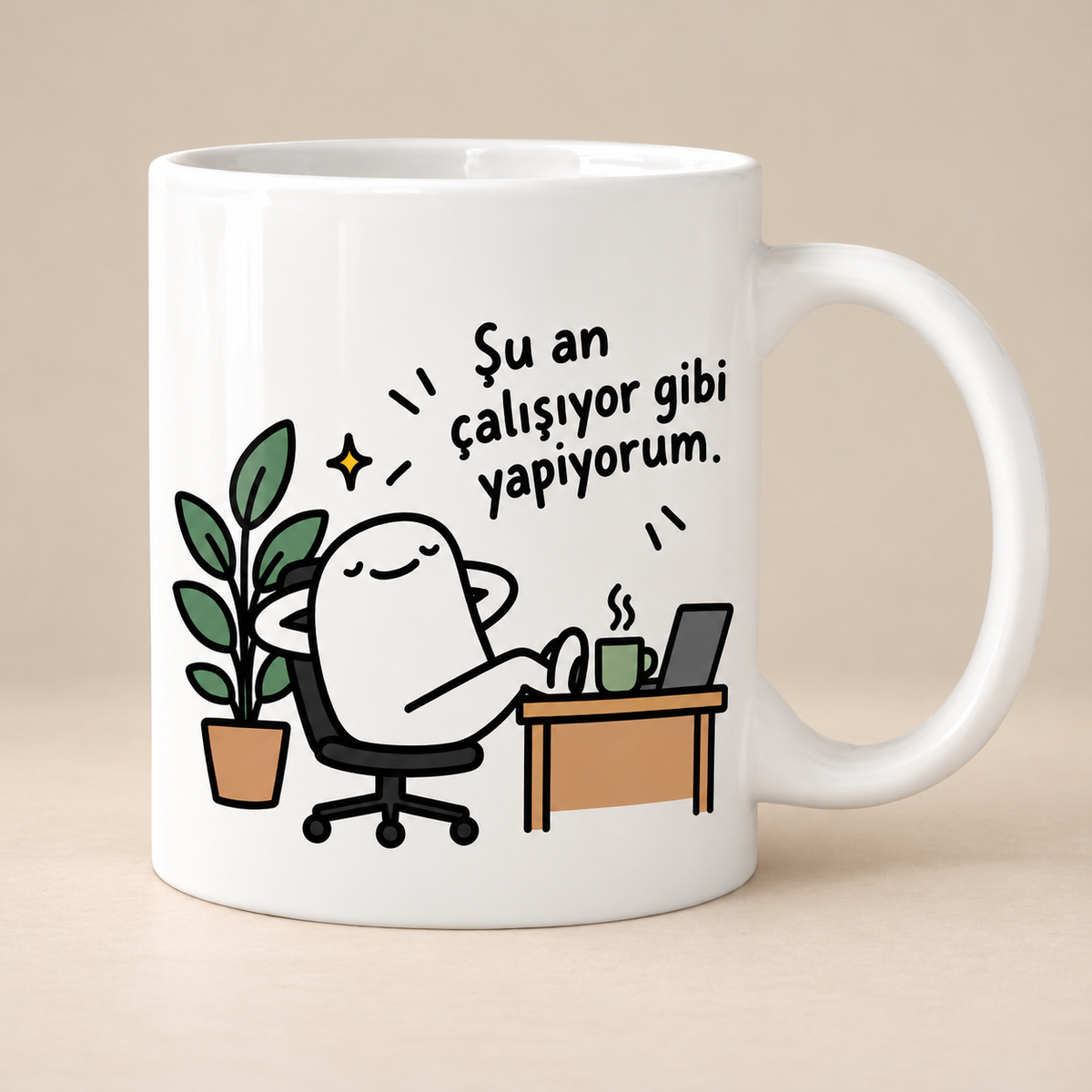Eğlenceli Tasarım Kupa Bardak