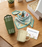 Kişiye Özel Termos Kupa Fular Hediye Seti