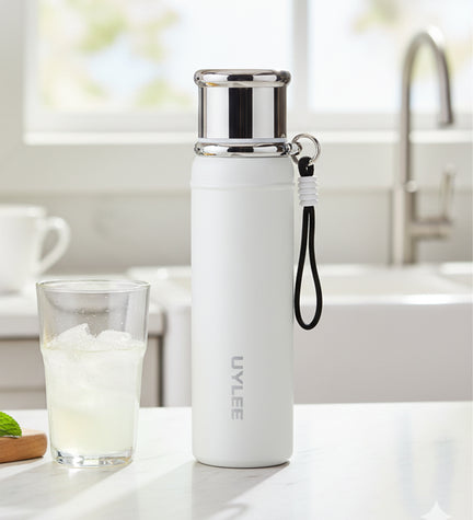 Beyaz Çelik Termos 700 ml