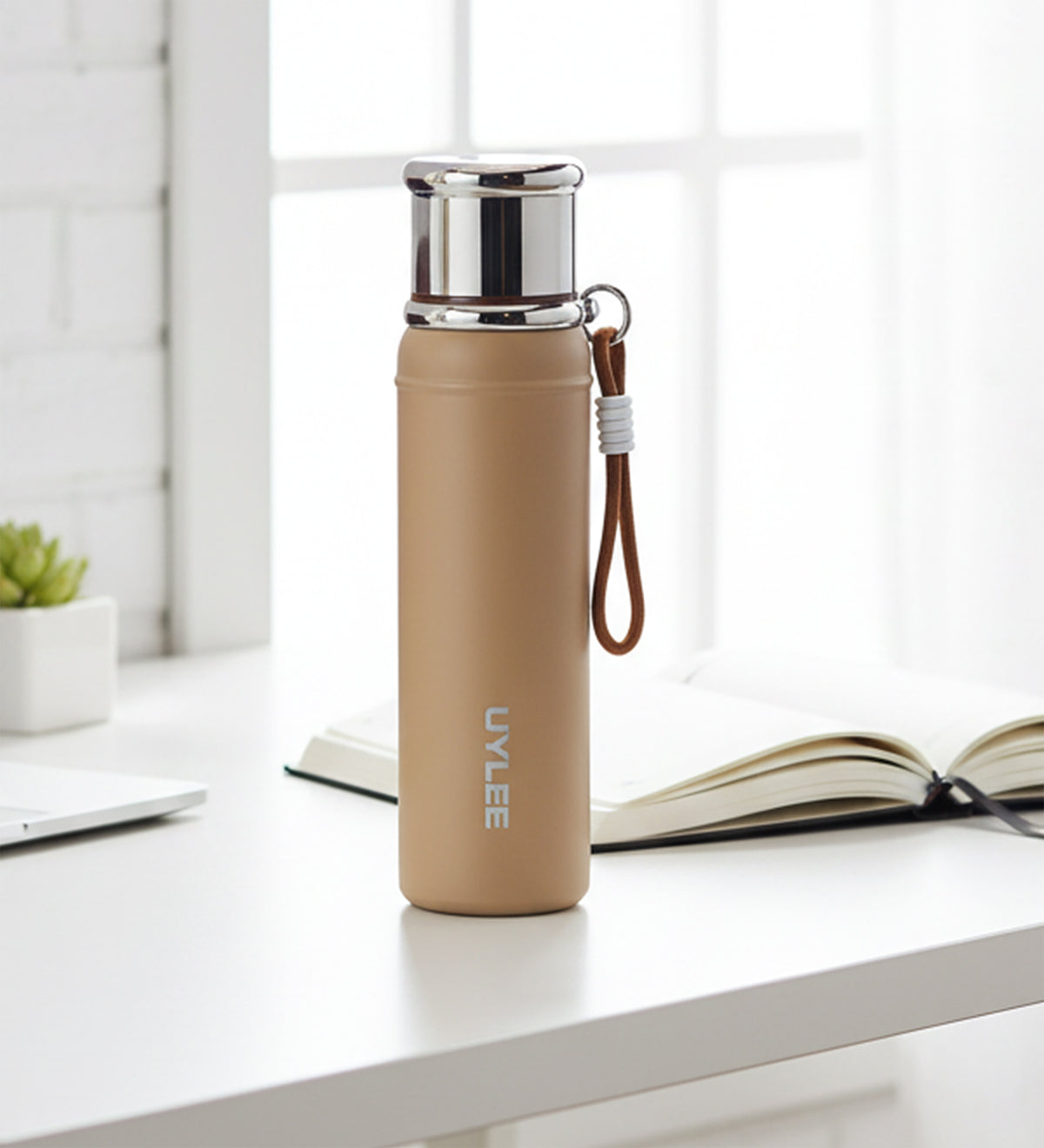 Kahverengi Çelik Termos 700 ml