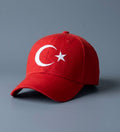 Türk Bayrağı Ay Yıldız Nakışlı Şapka