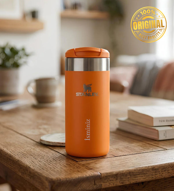 Kişiye Özel The AeroLight™ Transit Mug Stanley Termos 0.35L Turuncu