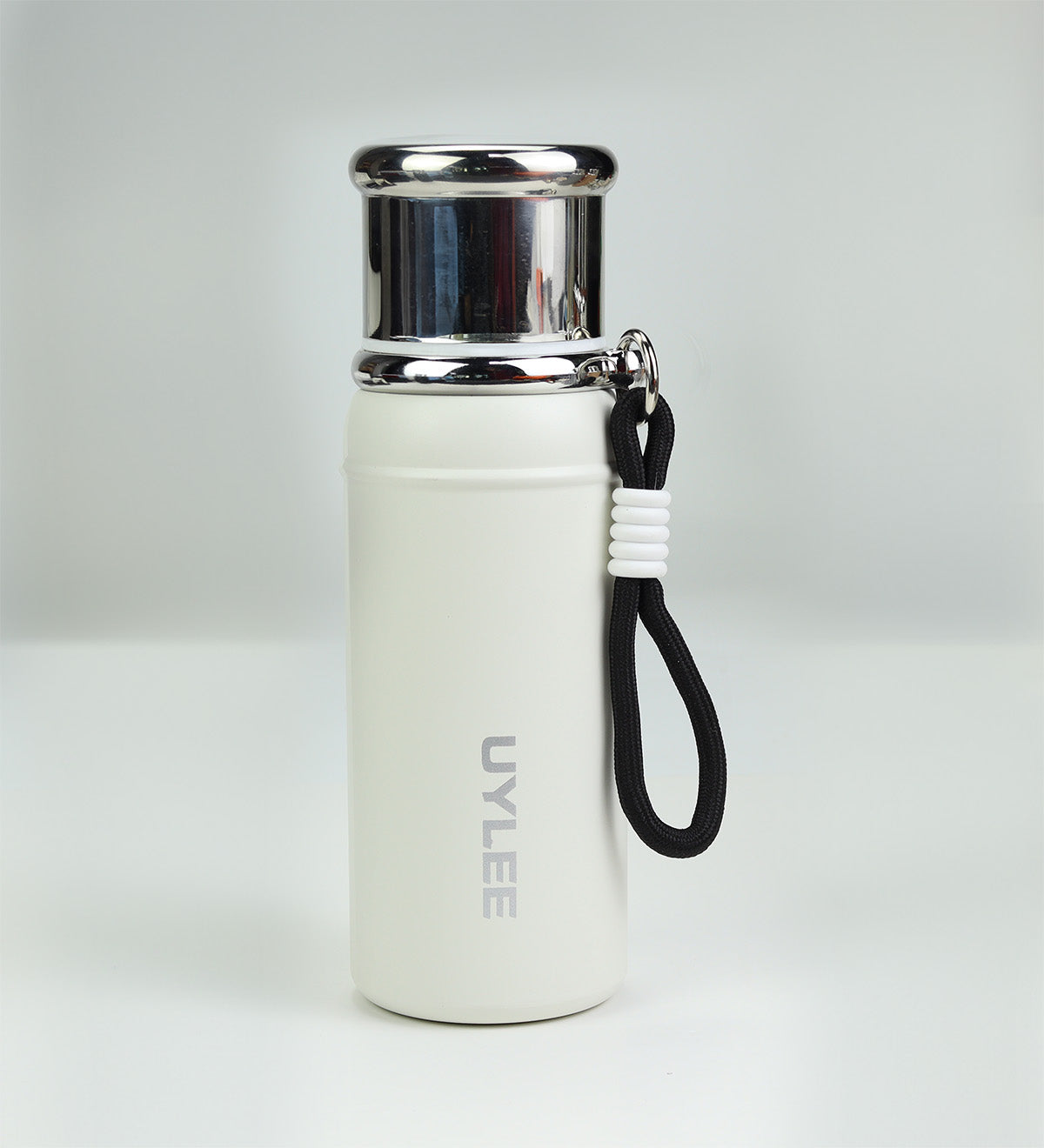 Beyaz Çelik Termos 500 ml