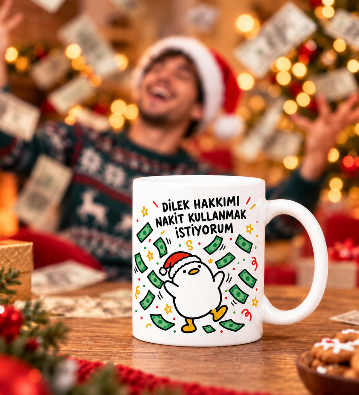 Yeni Yıl Tasarım Esprili Kupa