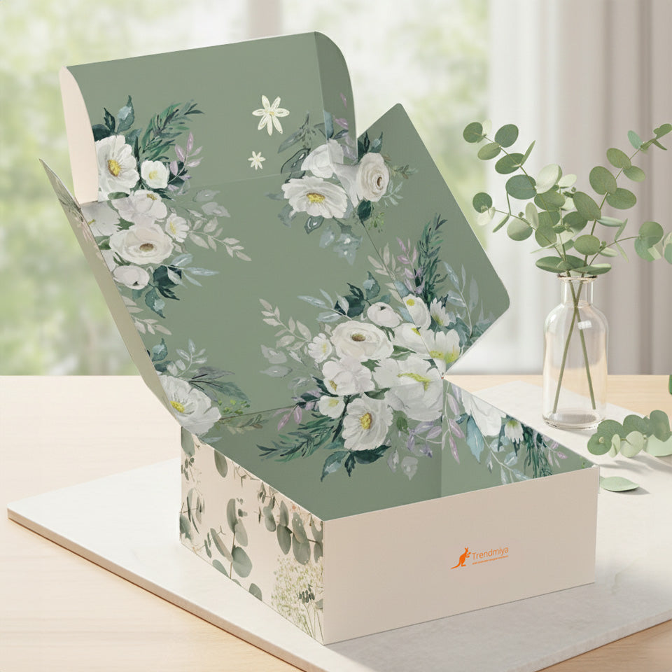 Okaliptus Tasarım Natürel Kutu