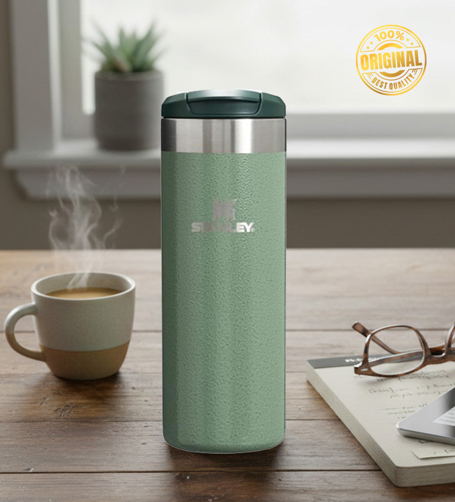 Yeşil Stanley Termoslu Kişiye Özel Premium Hediye Seti